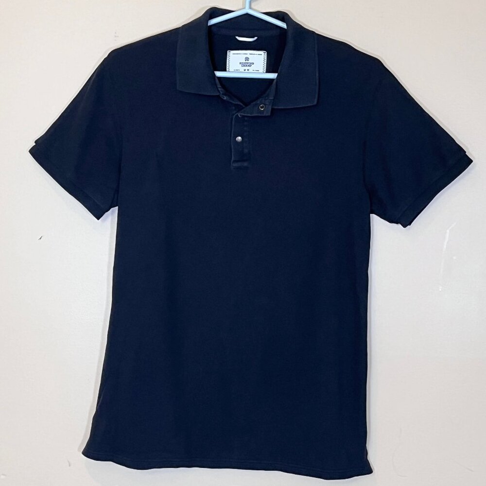 Reigning Champ Short Sleeve Snap Button Polo Shirt - Men's Size M